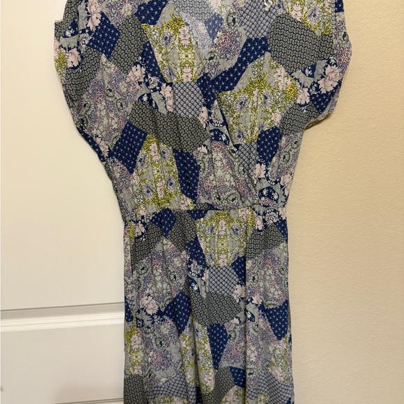 EuC patchwork printed knee length dress - women size small/ medium - Picture 1 of 13
